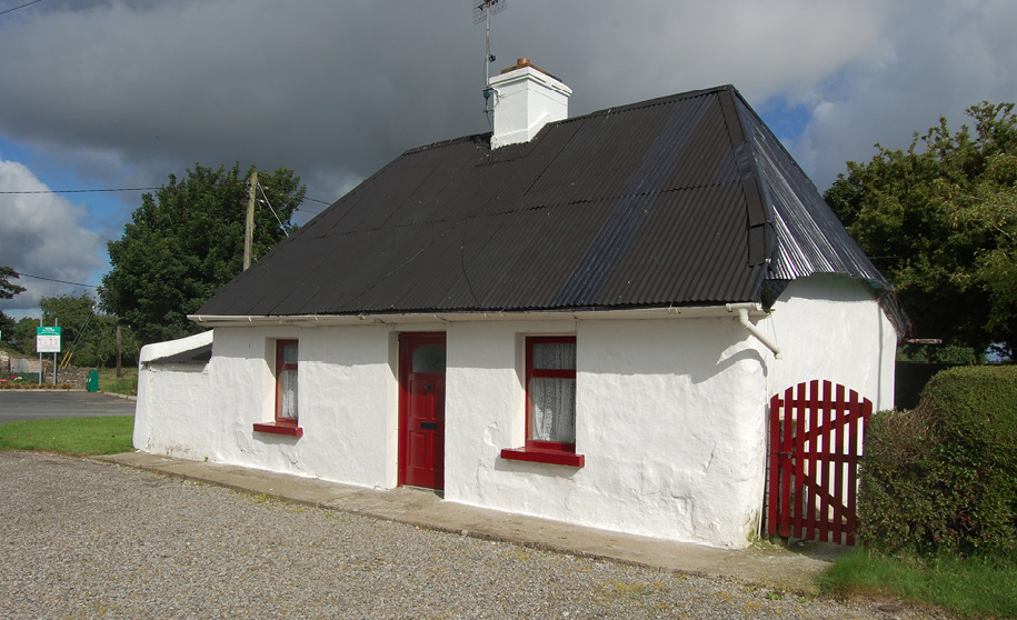 Cottage with tin roof
